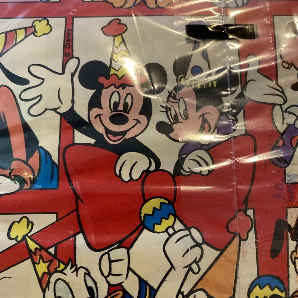 4 PACKAGES VINTAGE 90's CLEO MICKEY'S STUFF FOR KIDS GIFT WRAP SEALED!